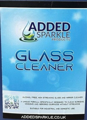 glass cleaner close